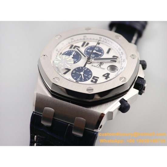 Royal Oak Offshore 26170ST 42mm SS/Le White Dial JF A7750
