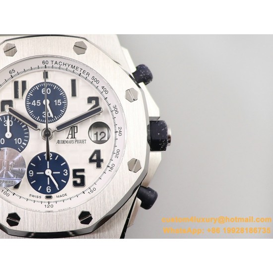 Royal Oak Offshore 26170ST 42mm SS/Le White Dial JF A7750