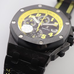 Royal Oak Offshore 42mm Cer/LE Black/Yellow JF A7750