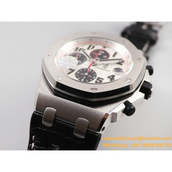 Royal Oak Offshore 26170ST 42mm SS/LE White Dial JF A7750