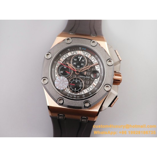Royal Oak Offshore 44mm Michael Schumacher RG/RU Grey/Black JJF A3126