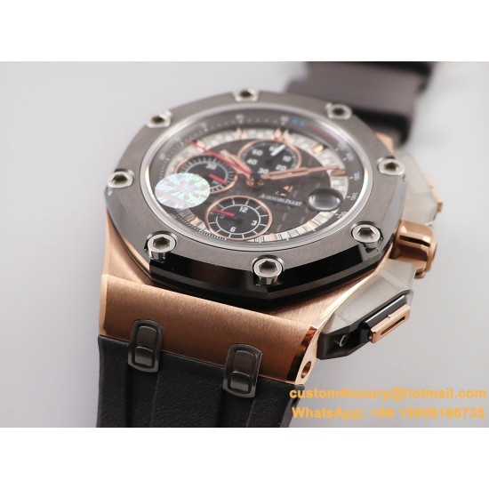 Royal Oak Offshore 44mm Michael Schumacher RG/RU Grey/Black JJF A3126