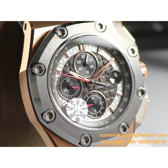 Royal Oak Offshore 44mm Michael Schumacher RG/RU Grey/Black JJF A3126