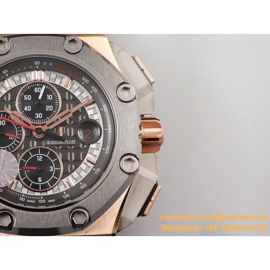 Royal Oak Offshore 44mm Michael Schumacher RG/RU Grey/Black JJF A3126