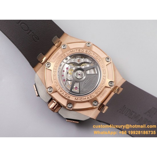 Royal Oak Offshore 44mm Michael Schumacher RG/RU Grey/Black JJF A3126