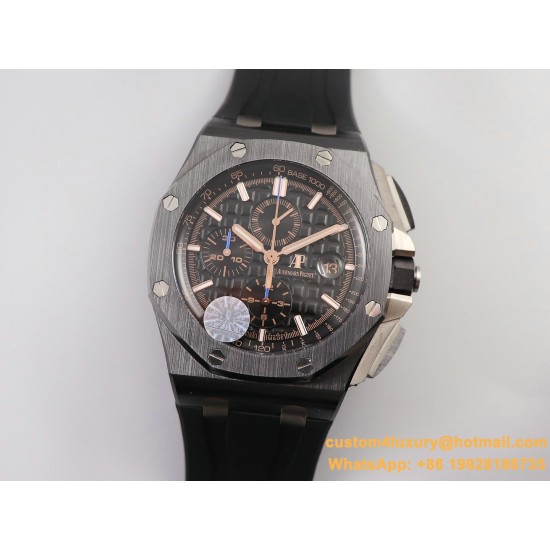 Royal Oak Offshore 44mm CER/RU Blk/Stk JF A3126