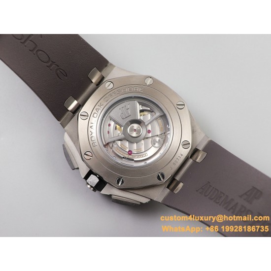 Royal Oak Offshore 44mm CER/RU Blk/Stk JF A3126