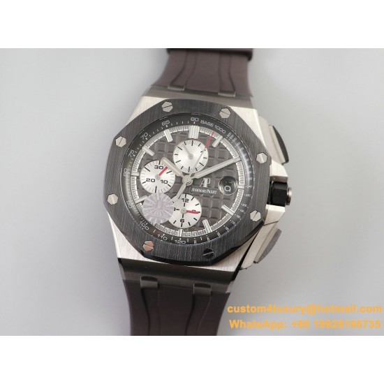 Royal Oak Offshore 44mm CER/RU Grey/White STK JF A3126