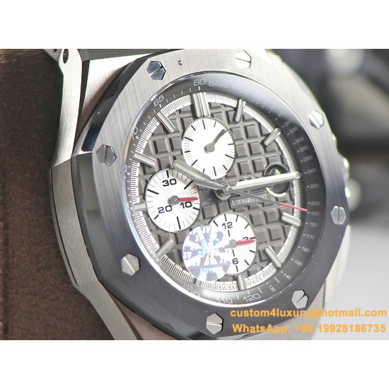 Royal Oak Offshore 44mm CER/RU Grey/White STK JF A3126