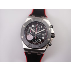Royal Oak Offshore 26402CE 44mm Cer/RU Black Dial JF A7750