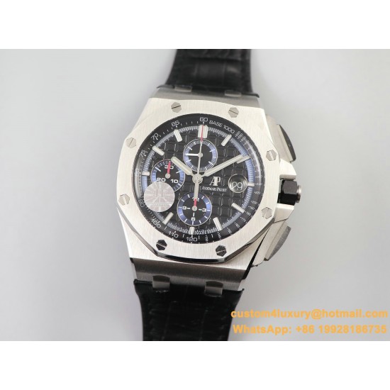 Royal Oak Offshore 44mm SS/LE Black/Stk JF A3126