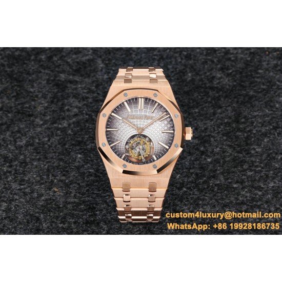 Royal Oak Tourbillon 41mm RG/RG Grey/Stk R8F V2 Flying Tourb
