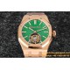 Royal Oak Tourbillon 41mm YG/YG Green/Stk R8F V2 Flying Tourb