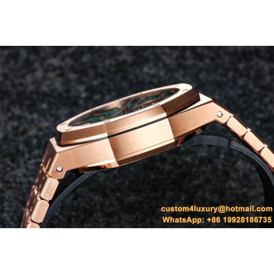 Royal Oak Tourbillon 41mm YG/YG Green/Stk R8F V2 Flying Tourb