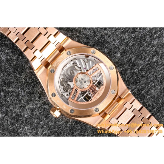 Royal Oak Tourbillon 41mm YG/YG Green/Stk R8F V2 Flying Tourb