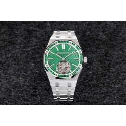 Royal Oak Tourbillon Dia 41mm SS/SS Green/Stk R8F V2 Flying Tourb