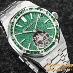 Royal Oak Tourbillon Dia 41mm SS/SS Green/Stk R8F V2 Flying Tourb