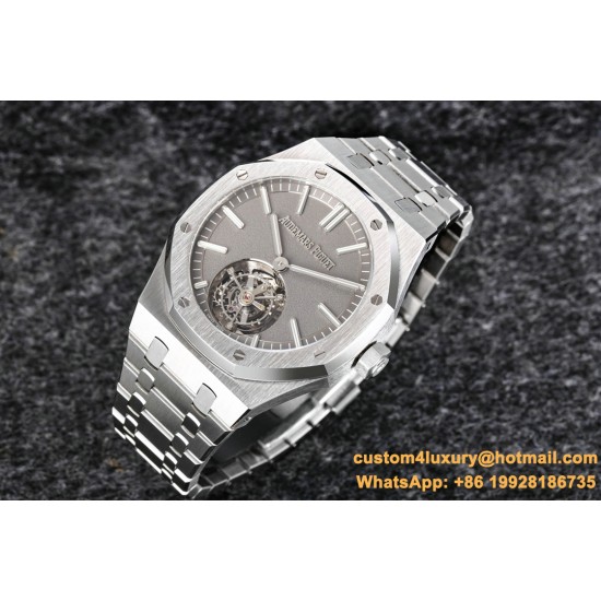 Royal Oak Tourbillon 41mm SS/SS Grey/Stk R8F V2 Flying Tourb