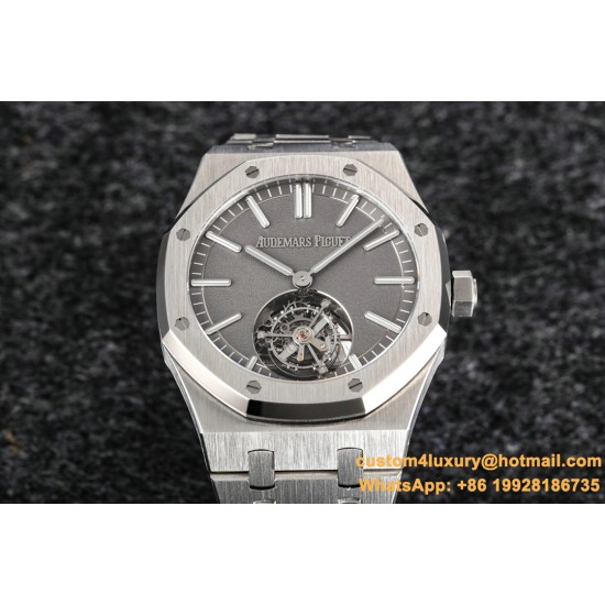 Royal Oak Tourbillon 41mm SS/SS Grey/Stk R8F V2 Flying Tourb