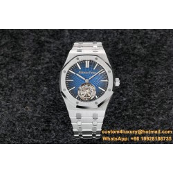 Royal Oak Tourbillon 41mm SS/SS Blue/Stk R8F V2 Flying Tourb
