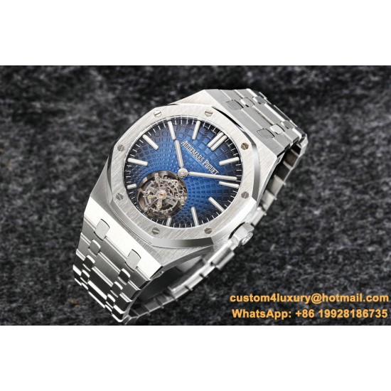 Royal Oak Tourbillon 41mm SS/SS Blue/Stk R8F V2 Flying Tourb