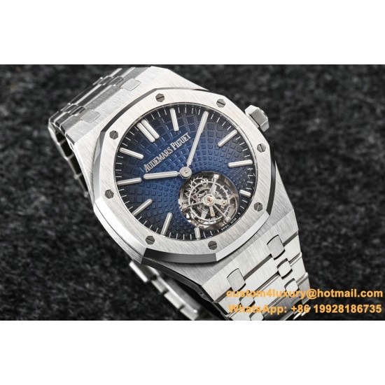 Royal Oak Tourbillon 41mm SS/SS Blue/Stk R8F V2 Flying Tourb