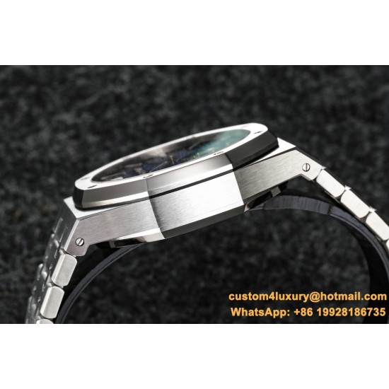 Royal Oak Tourbillon 41mm SS/SS Blue/Stk R8F V2 Flying Tourb