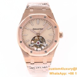 Audemars Piguet - Royal Oak Extra Thin Tourb RG/RG Rose JF Flying Tourb