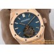 Audemars Piguet - Royal Oak Extra Thin Tourb RG/RG Blue JF Flying Tourb