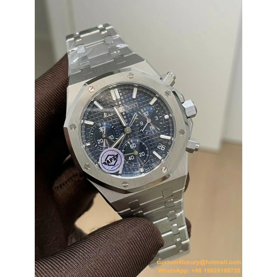 Royal Oak Chrono 26240ST 41mm SS/SS Black Dial APS SH4401 Super Clone