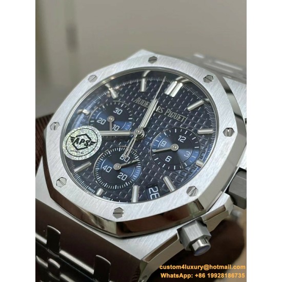 Royal Oak Chrono 26240ST 41mm SS/SS Black Dial APS SH4401 Super Clone