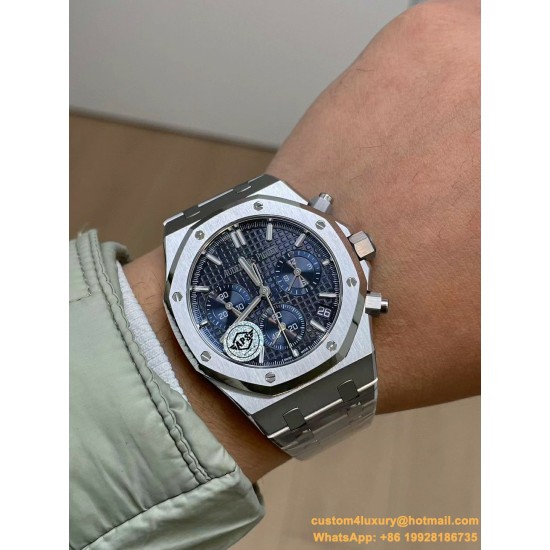 Royal Oak Chrono 26240ST 41mm SS/SS Black Dial APS SH4401 Super Clone