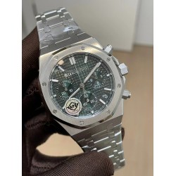 Royal Oak Chrono 26240ST 41mm SS/SS Green Dial APS SH4401 Super Clone