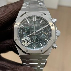 Royal Oak Chrono 26240ST 41mm SS/SS Green Dial APS SH4401 Super Clone