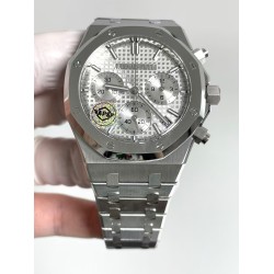 Royal Oak Chrono 26240ST 41mm SS/SS Silver Dial APS SH4401 Super Clone