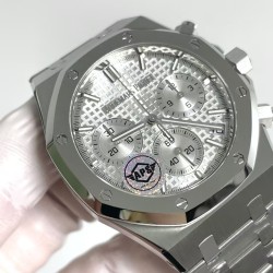 Royal Oak Chrono 26240ST 41mm SS/SS Silver Dial APS SH4401 Super Clone