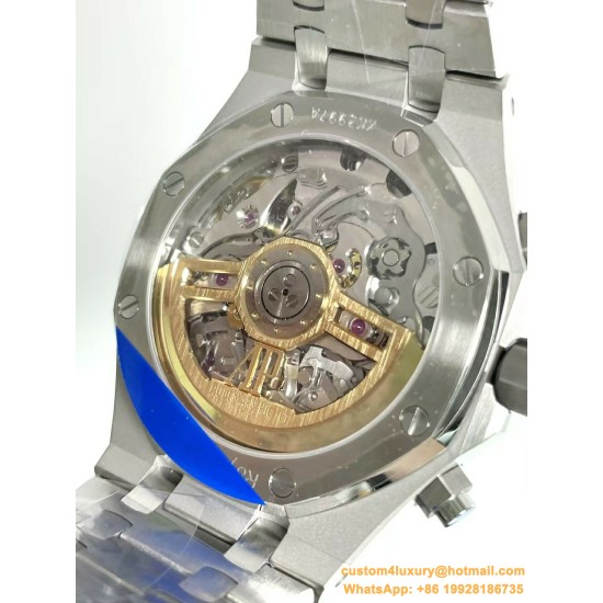 Royal Oak Chrono 26240ST 41mm SS/SS Silver Dial APS SH4401 Super Clone