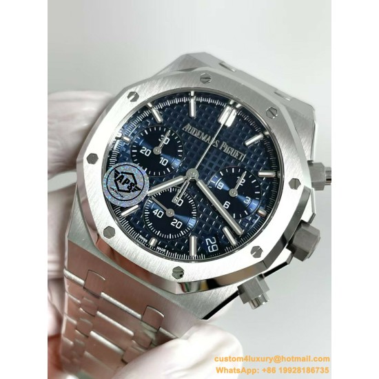 Royal Oak Chrono 26240ST 41mm SS/SS Blue Dial APS SH4401 Super Clone