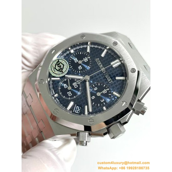 Royal Oak Chrono 26240ST 41mm SS/SS Blue Dial APS SH4401 Super Clone
