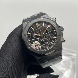 Royal Oak Chrono 26240CE 41mm Ceramic/Cer Black Dial APS SH4401 Super Clone