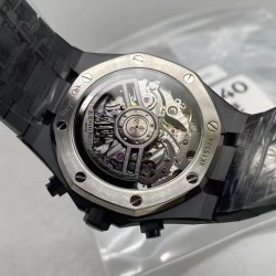 Royal Oak Chrono 26240CE 41mm Ceramic/Cer Black Dial APS SH4401 Super Clone