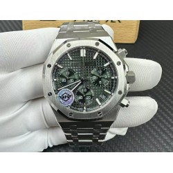 Royal Oak Chrono 26240ST 41mm SS/SS Green Dial APS SH4401 Super Clone
