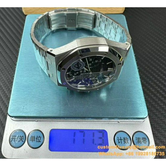 Royal Oak Chrono 26240ST 41mm SS/SS Green Dial APS SH4401 Super Clone
