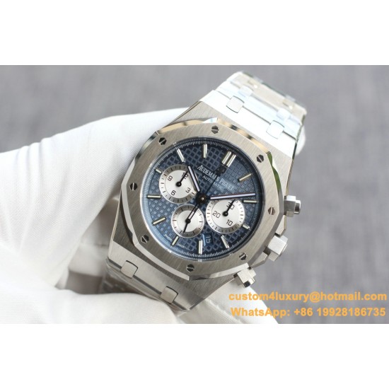 Audemars Piguet - Royal Oak Chronograph 26331ST SS/SS Blue/Wht OMF A7750