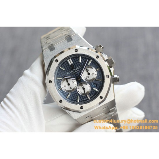 Audemars Piguet - Royal Oak Chronograph 26331ST SS/SS Blue/Wht OMF A7750