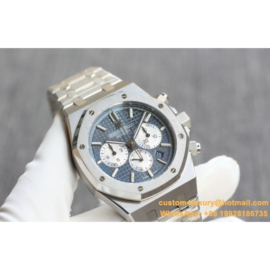 Audemars Piguet - Royal Oak Chronograph 26331ST SS/SS Blue/Wht OMF A7750
