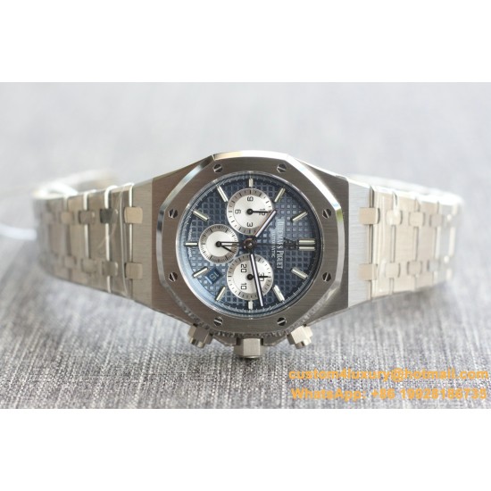 Audemars Piguet - Royal Oak Chronograph 26331ST SS/SS Blue/Wht OMF A7750