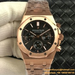 Audemars Piguet - Royal Oak Chronograph 26331ST RG/RG F.Black OMF A7750