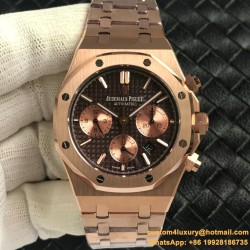 Audemars Piguet - Royal Oak Chronograph 26331ST RG/RG Brown OMF A7750