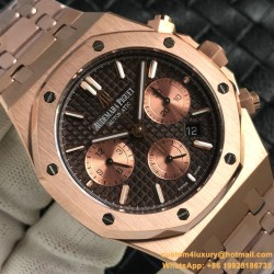 Audemars Piguet - Royal Oak Chronograph 26331ST RG/RG Brown OMF A7750